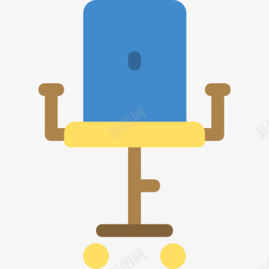 办公椅家具和家用16平的图标图标