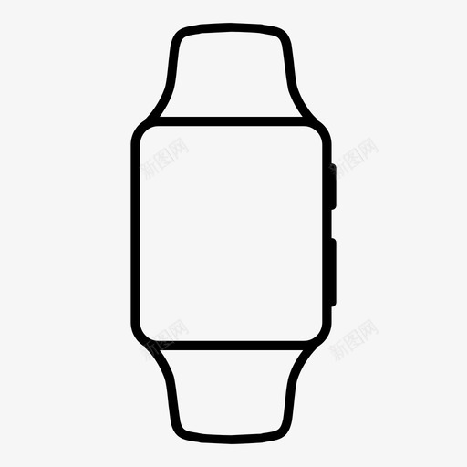 智能手表时钟小工具图标svg_新图网 https://ixintu.com 小工具 时钟 智能手表 现代