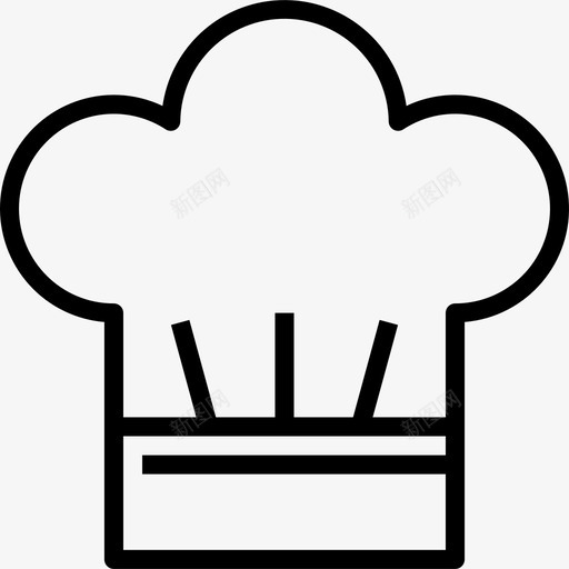厨师帽面包店46直系图标svg_新图网 https://ixintu.com 厨师帽 直系 面包店46