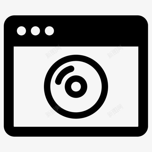 安装应用程序光盘图标svg_新图网 https://ixintu.com 光盘 安装 应用程序 软件