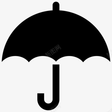 雨伞沙滩伞保险图标图标