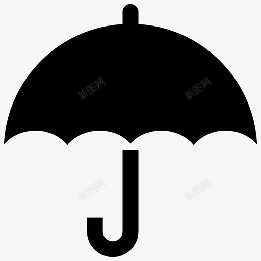 雨伞沙滩伞保险图标svg_新图网 https://ixintu.com 保护 保险 响应用户界面UI矢量图标 沙滩伞 遮阳伞 雨伞