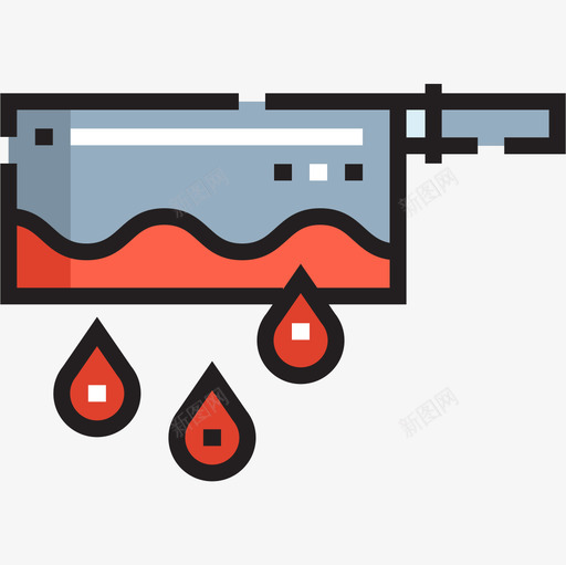 切肉刀万圣节88线性颜色图标svg_新图网 https://ixintu.com 万圣节88 切肉刀 线性颜色