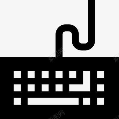 键盘媒体技术11填充图标图标
