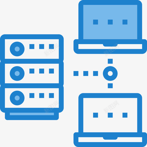 网络网络和数据库17蓝色图标svg_新图网 https://ixintu.com 网络 网络和数据库17 蓝色