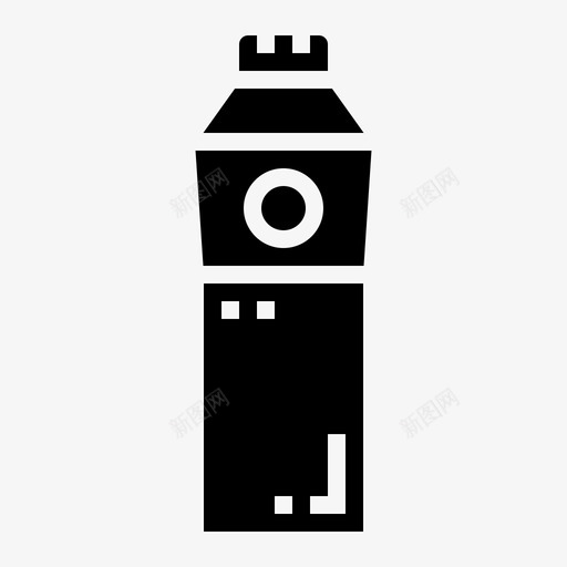 饮料瓶水图标svg_新图网 https://ixintu.com 水 饮料瓶