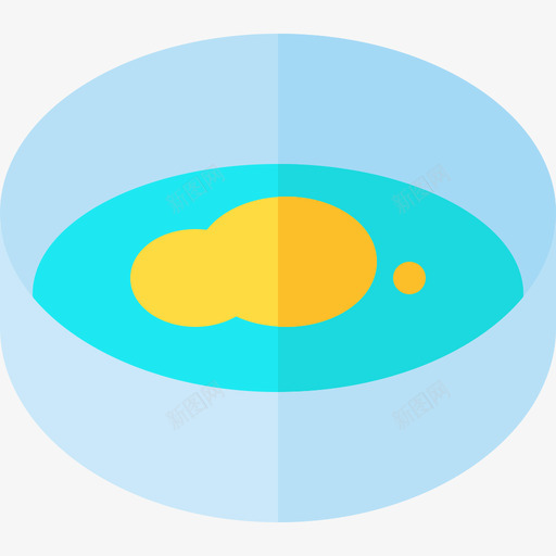 培养皿化学16扁平图标svg_新图网 https://ixintu.com 化学16 培养皿 扁平 细胞培养皿