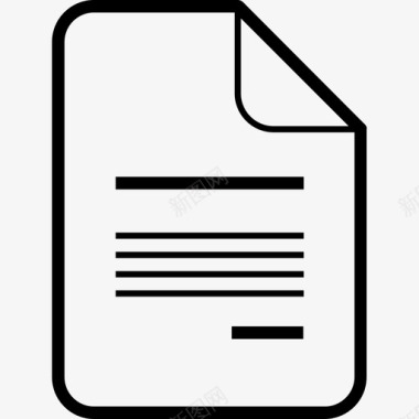 文档文本文件页面图标图标