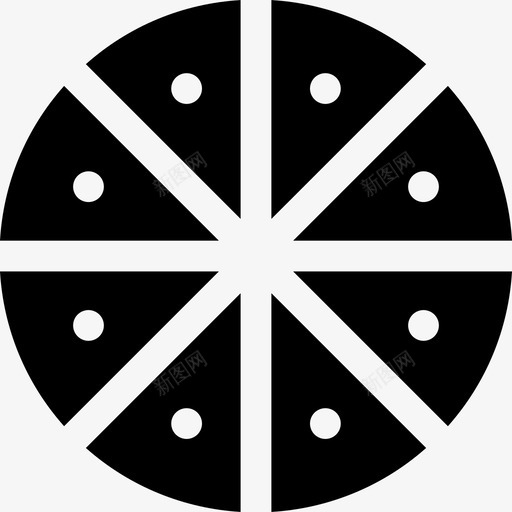 披萨生日和派对3填充图标svg_新图网 https://ixintu.com 填充 披萨 生日和派对3