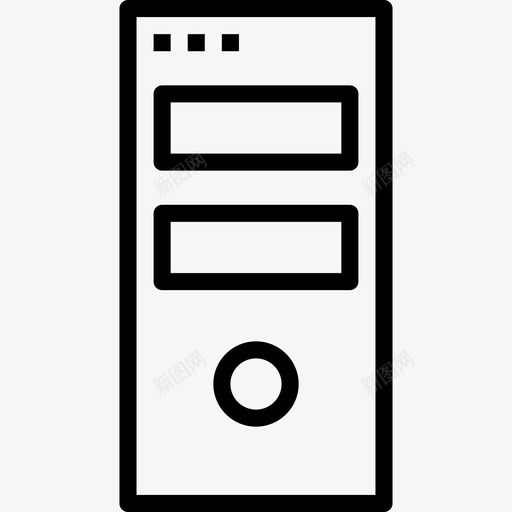 电脑文具38线性图标svg_新图网 https://ixintu.com 文具38 电脑 线性