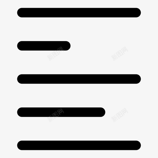 对齐左对齐段落图标svg_新图网 https://ixintu.com 对齐 对齐wifi定位组织网络摄像头图表分类眼镜集合排列 左对齐 文本 段落