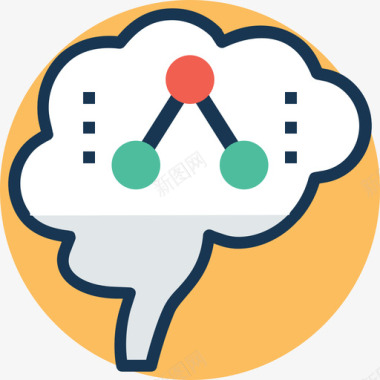 数据科学和技术9线性颜色图标图标