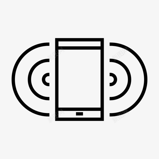 响铃电话呼叫响亮的电话图标svg_新图网 https://ixintu.com 呼叫 响亮的电话 响铃电话 振动 用户界面粗体