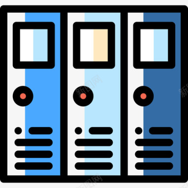 储物柜博物馆35颜色省略图标图标