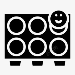 托盘甜点png糕点烘焙甜点图标高清图片