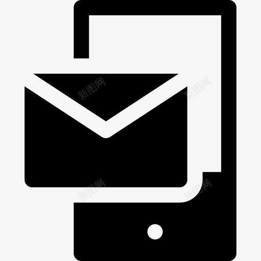 智能手机电子邮件15已填充图标svg_新图网 https://ixintu.com 已填充 智能手机 电子邮件15