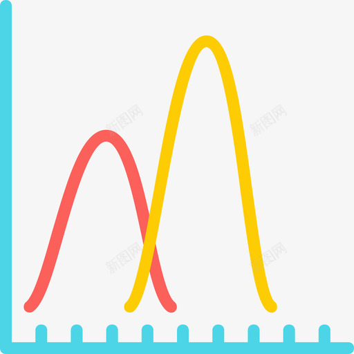 折线图图表和图表14平面图图标svg_新图网 https://ixintu.com 图表和图表14 平面图 折线图