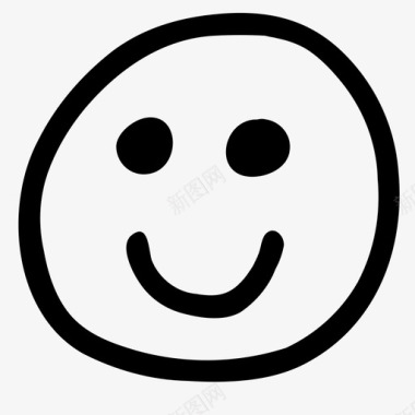 微笑情感表情符号男人图标图标