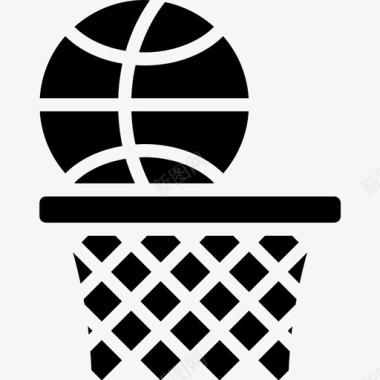 篮球篮球12字形图标图标