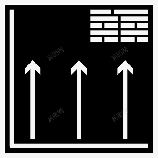 向上箭头图表8实心图标svg_新图网 https://ixintu.com 向上箭头 图表8 实心