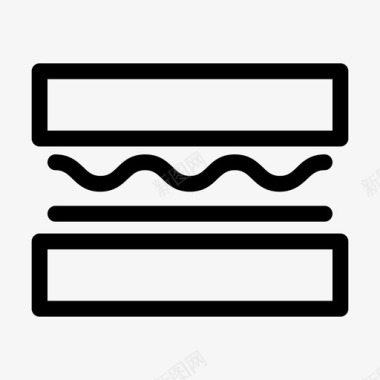三明治饮料面包图标图标