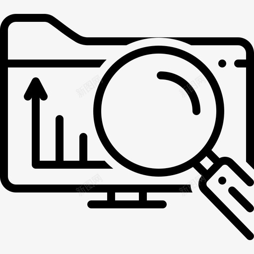 探索探究调查图标svg_新图网 https://ixintu.com 探究 探索 研究 调查