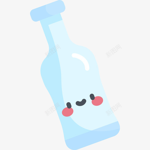 玻璃瓶回收5扁平图标svg_新图网 https://ixintu.com 回收5 扁平 玻璃瓶