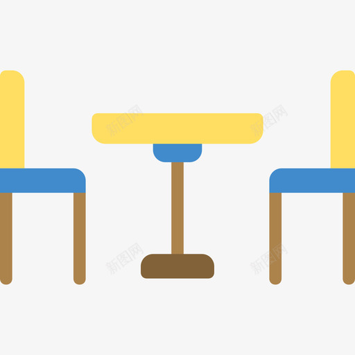 餐桌家具和家用16平的图标svg_新图网 https://ixintu.com 家具和家用16 平的 餐桌