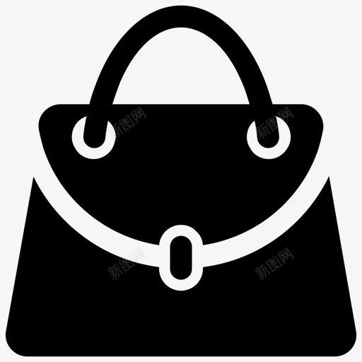 手袋手提钱包图标svg_新图网 https://ixintu.com 响应用户界面UI矢量图标 手提 手袋 购物袋 钱包