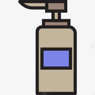 香皂保健11线性颜色图标图标