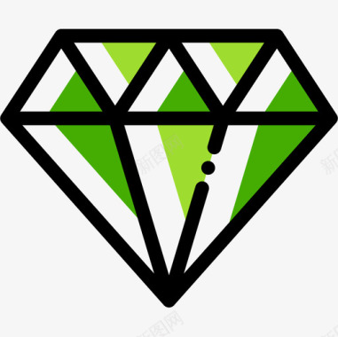 钻石商业250颜色省略图标图标