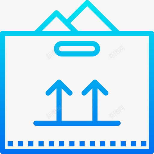 纸板箱购物和电子商务4梯度图标svg_新图网 https://ixintu.com 梯度 纸板箱 购物和电子商务4
