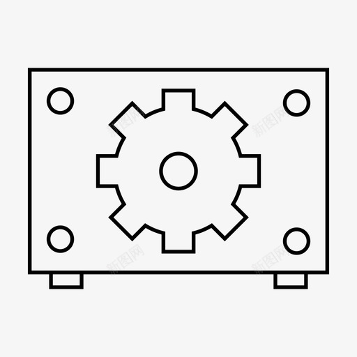 储物柜钱保险箱安全图标svg_新图网 https://ixintu.com 价值 保险库 保险箱 储物柜钱 公司业务线图标 安全