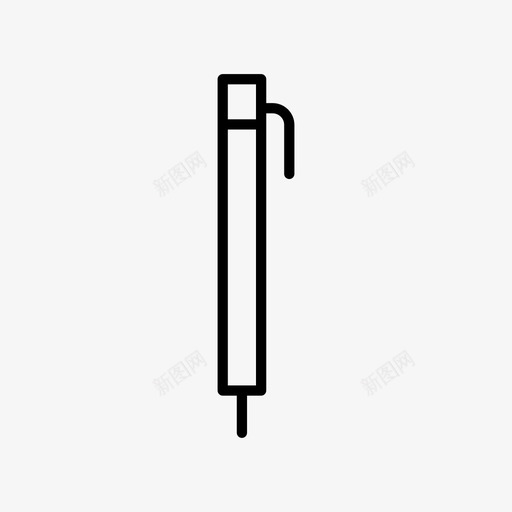 笔铅笔书写图标svg_新图网 https://ixintu.com 书写 笔 简单的线条图标 铅笔