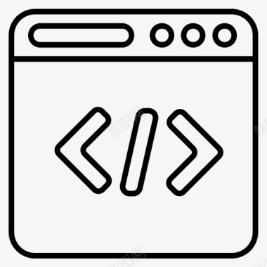 脚本浏览器代码图标图标