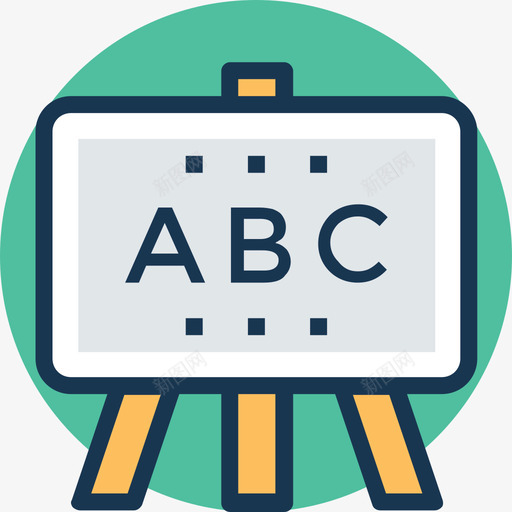 Abc教育76线性颜色图标svg_新图网 https://ixintu.com Abc 教育76 线性颜色