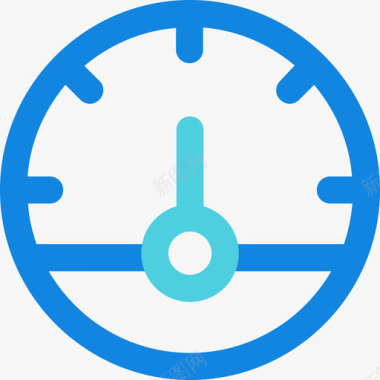 仪表板商务172直线蓝色图标图标