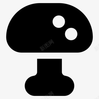 蘑菇食物春天图标图标