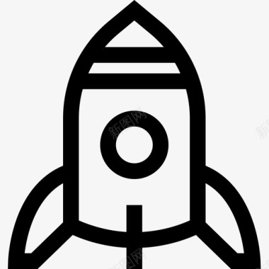 Rocket网页83线性图标图标