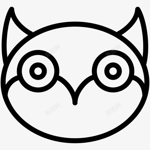 Owlsvg_新图网 https://ixintu.com Owl