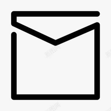 收件箱电子邮件单行基本信息图标图标