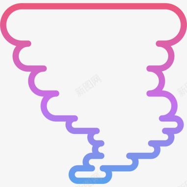 龙卷风162号天气梯度图标图标