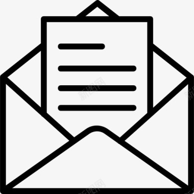 电子邮件商务和财务28浅圆形图标图标
