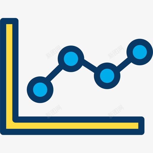 折线图业务240线颜色图标svg_新图网 https://ixintu.com 业务240 折线图 线颜色