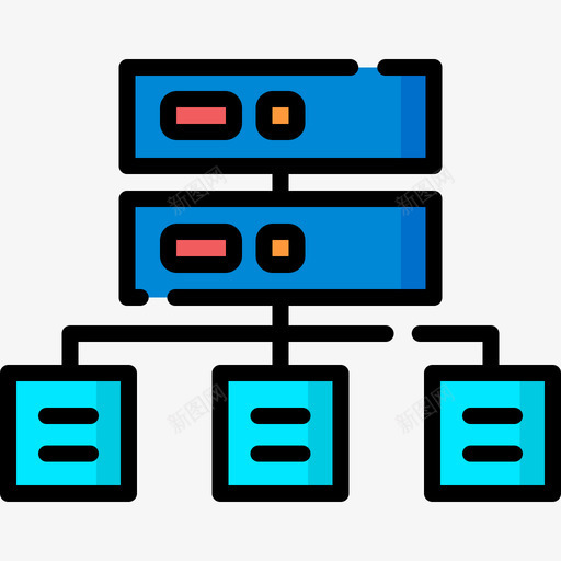 服务器网页51线颜色图标svg_新图网 https://ixintu.com 服务器 线颜色 网页设计51