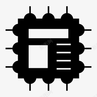技术工厂工业图标图标