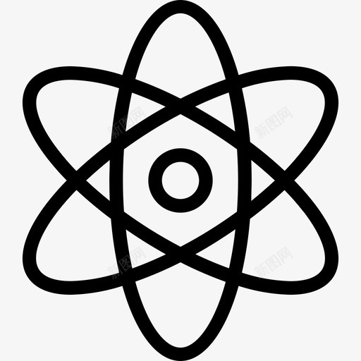 Atom教育92岁直系图标svg_新图网 https://ixintu.com Atom 教育92岁 直系