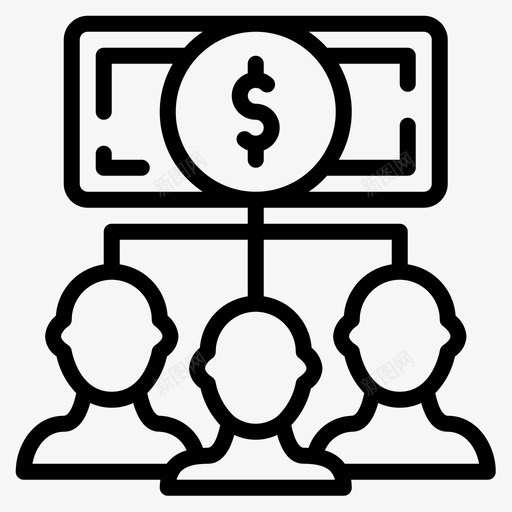 CrowdfundingCrowdFunding线性图标svg_新图网 https://ixintu.com CrowdFunding Crowdfunding 线性