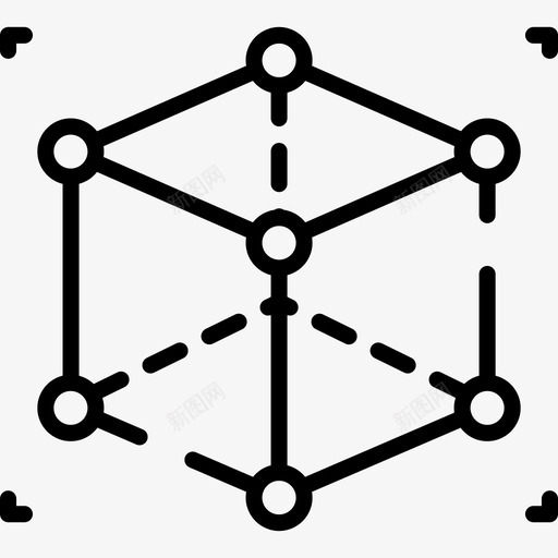 立方体虚拟现实31线性图标svg_新图网 https://ixintu.com 立方体 线性 虚拟现实31