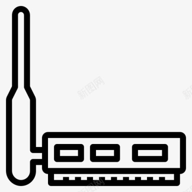计算机硬件设备接口图标图标